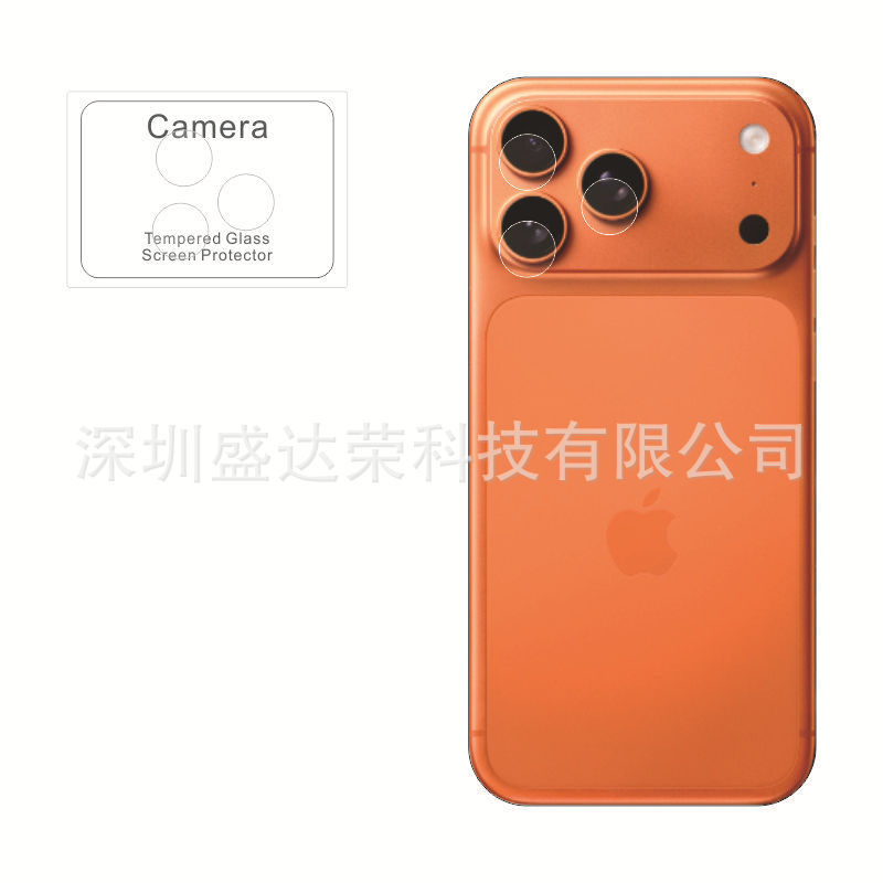 适用苹果17promax镜头膜直边玻璃膜iPhone17Pro钢化膜膜iphoneair|undefined