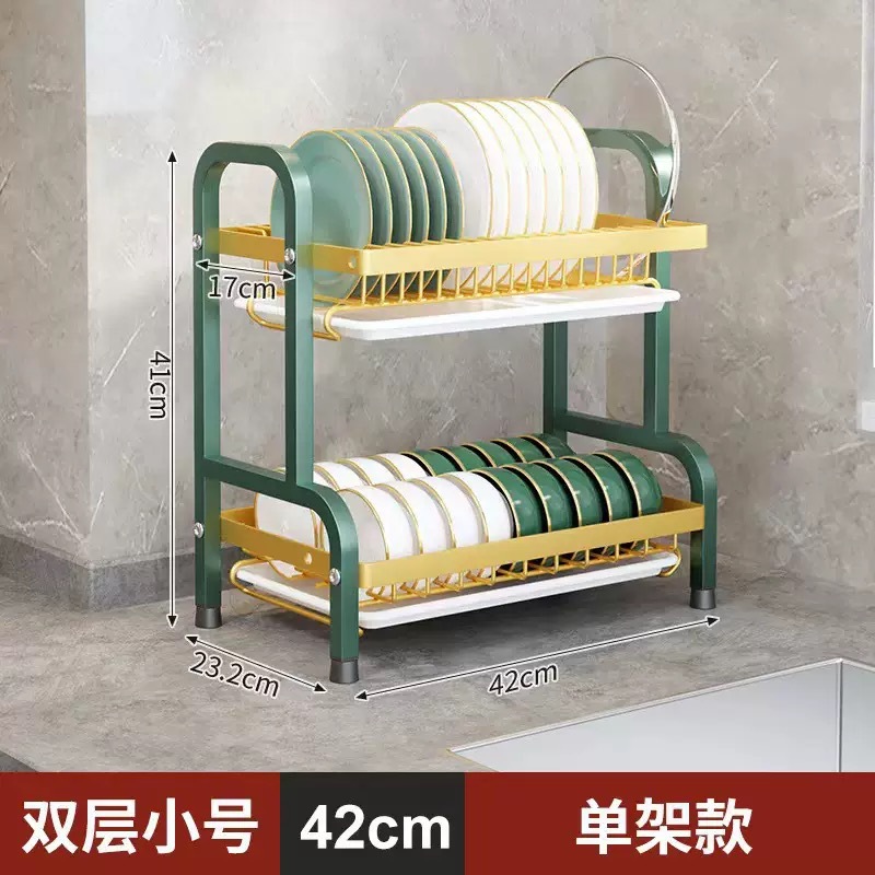 Estante de cocina estante de platos estante de almacenamiento de platos estante de drenaje estante de drenaje multifuncional palillos caja de almacenamiento armario para el hogar