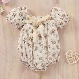 Brand summer bodysuit, floral print