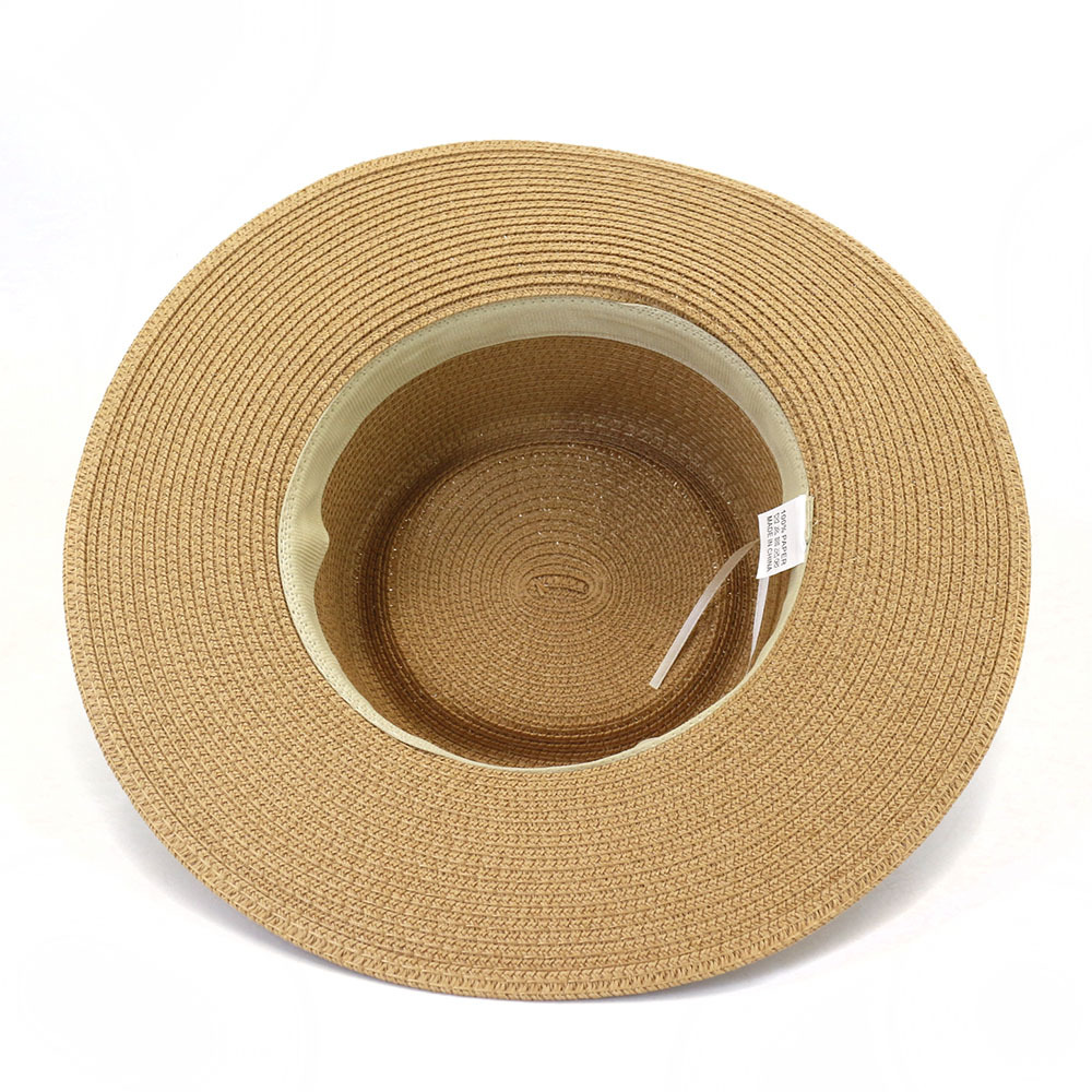 1219g Weight Sun Hat Hats Type Outdoor, Beach Occasion Straw Material Solid Color Pattern Spring&Summer Season Women's Gender Basic, Hawaiian, Vacation Style Short Brim Rim Women's Basic Hawaiian Vacation Solid Color Short Brim Sun Hat 4