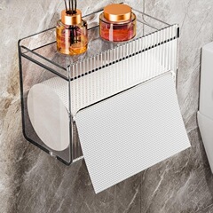 トイレティッシュボックス家庭用トイレットペーパーボックス壁掛け式引き出しボックストイレ収納ボックストイレットペーパーロール紙ホルダー