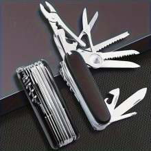 批发多功能刀17开多功能户外折叠刀迷你防身小刀锋利随身刀