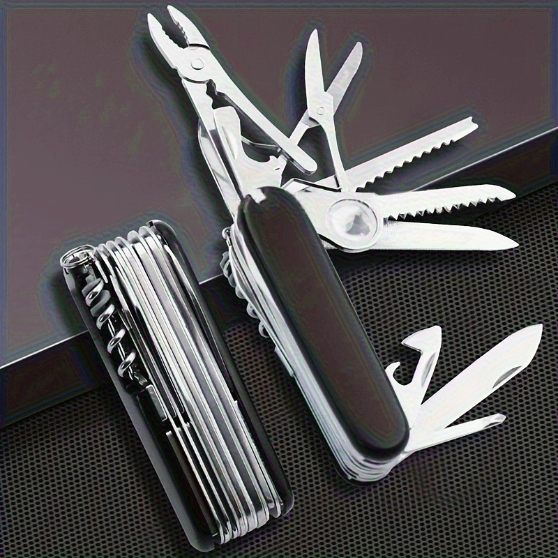 Оптовая продажа, многофункциональный нож 17 открытых многофункциональных уличных складных ножей, мини-нож для самообороны, острый нож для ручной клади