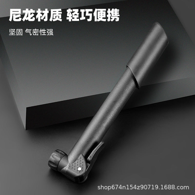 Inflador de bicicleta mini portátil americano boca manual inflador baloncesto inflador bomba fruta equipo de salto al por mayor