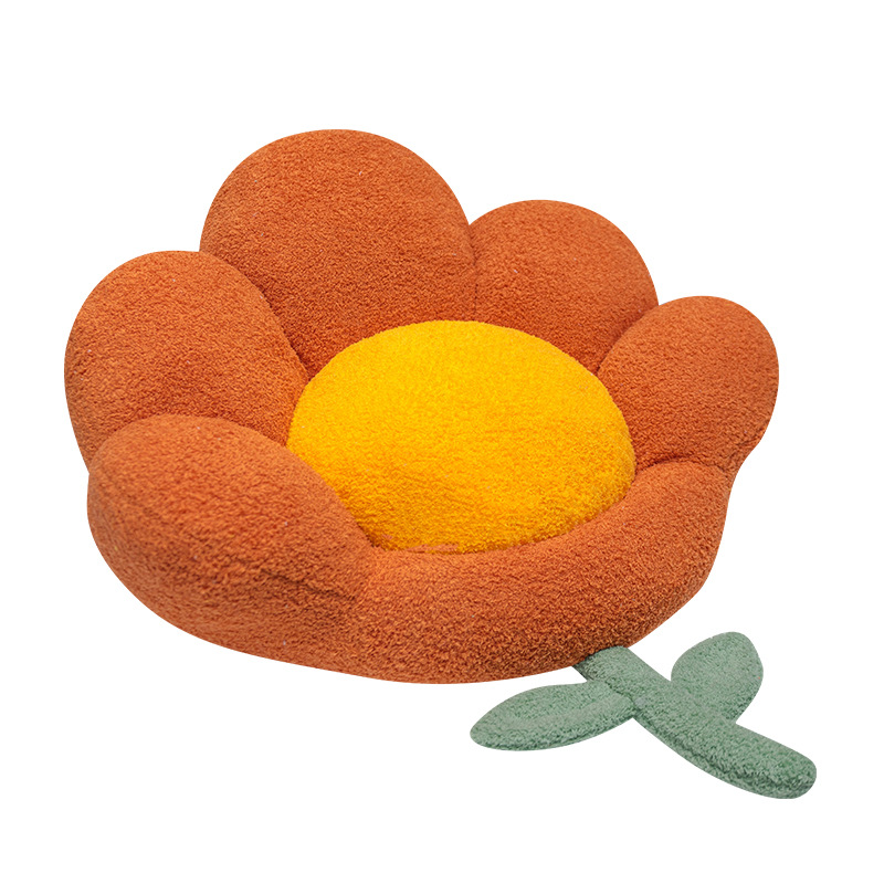 Flower Cushion Futon Home Floor Lazy Person Sitting Pier Bedroom Tatami Bay Window Mat Floor Fat Mat Plush Winter