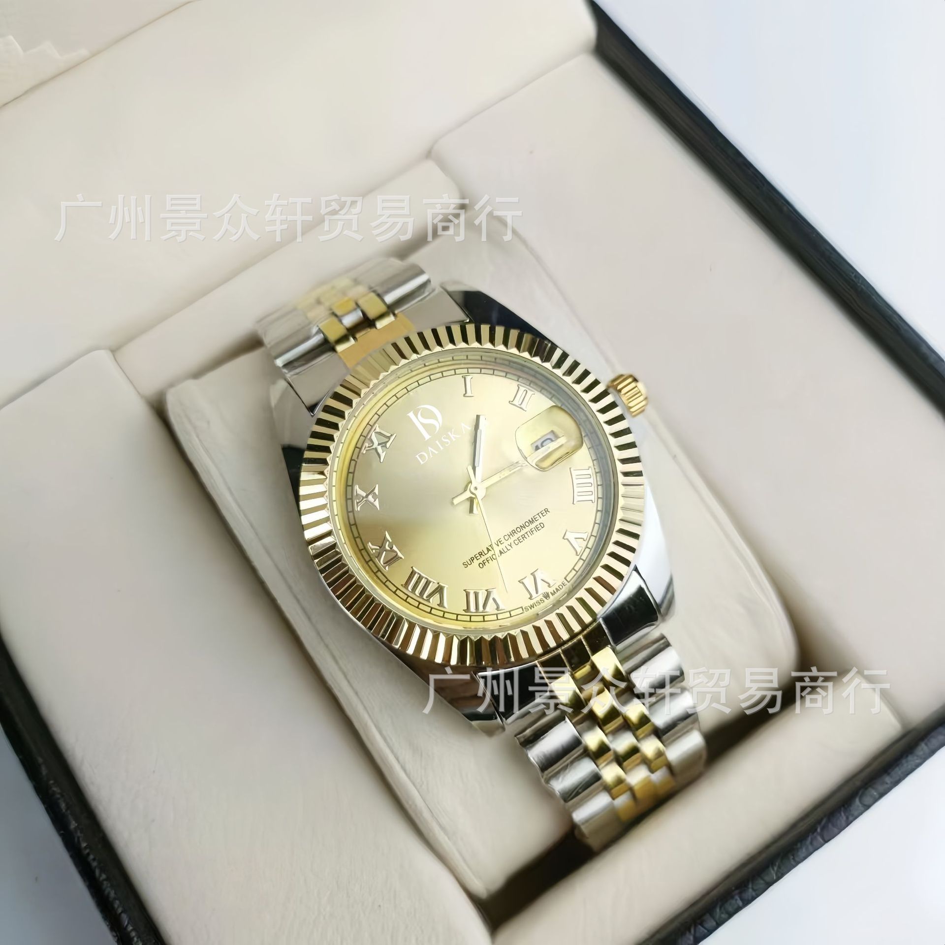 Laojia Datejust qadın kvars saatı, Roma rəqəmləri, çəhrayı daşlar