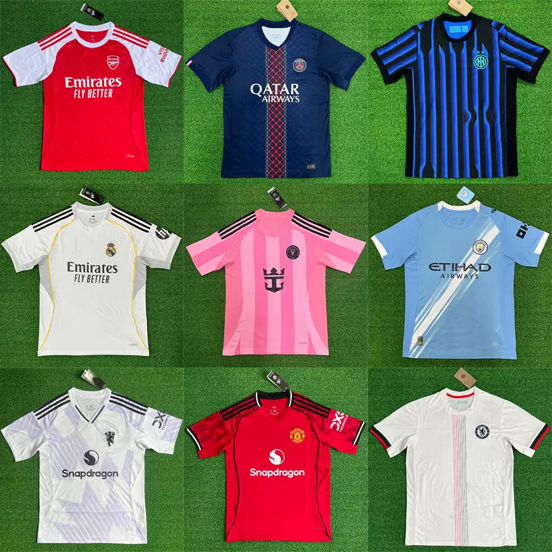 2526足球服球迷版短袖新款男女学生训练服俱乐部jersey泰版球衣衫