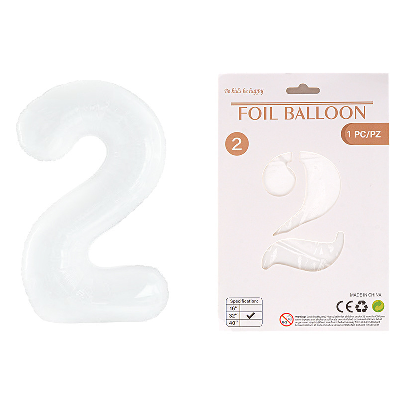 Globo de película de aluminio digital de 32 pulgadas, tarjeta de papel, tapa dura, paquete individual, cuerpo delgado, fiesta digital, globo decorativo flotante