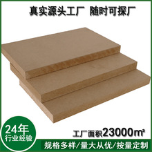 中高密度板三聚氰胺贴面中纤板免漆板桌面相框衣柜家具橱柜背板