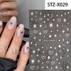 Nail stickers, silver adhesive fake nails solar-powered for nails, suitable for import, new collection