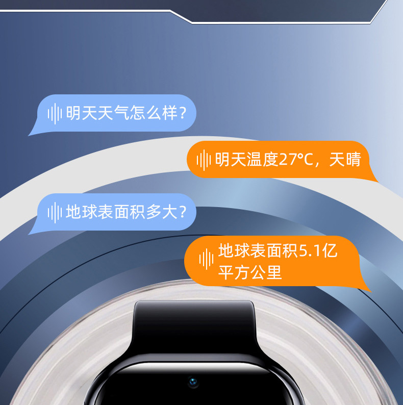 The 5G all-network children's smartwatch can insert a card for video calls, intelligently locate students, and has a long battery life for both boys and girls undefined