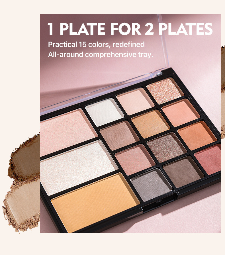 Beauty Earth Tone Eyeshadow Palette Multi Purpose Makeup Aegyo Sal Cosmetics_voghion.com