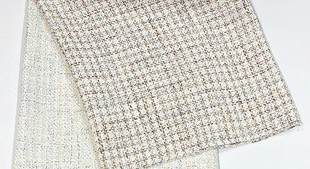 Ready Supply of Bright Silk Fashionable Outwear Woolen Clothing Woolen Acrylic Plaid Shaoxing Fabric