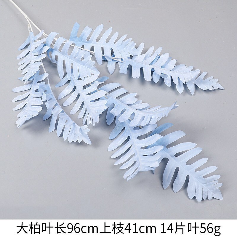 蓝色仿真花高级感逼真假花仿真玫瑰花婚庆婚礼装饰插花花束热销批|undefined