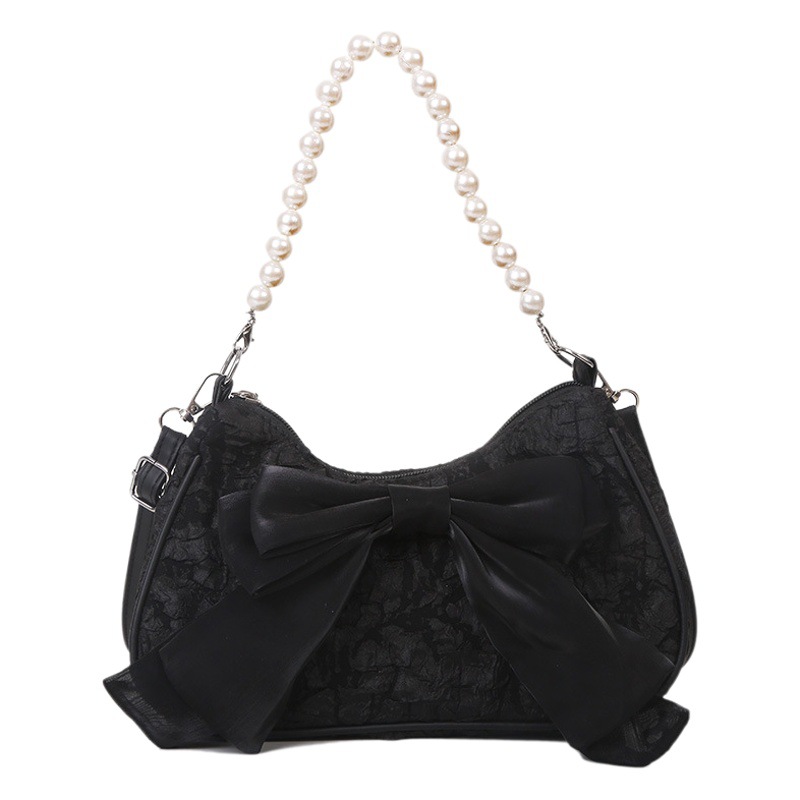 Bolso retro popular del arco de las mujeres de este año primavera 2022 nueva perla de la manera bolsa de mensajero del hombro de las axilas