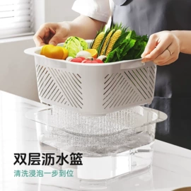 沥水篮、盆;卫浴置物架;冰箱收纳盒