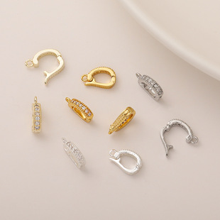 �18K΢��ʯ������ʯˮ���朵��������ֹ�diy�Ʒ���΢�d��