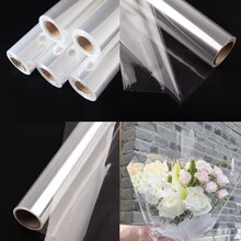 包花膜opp膜塑料卷筒鲜花果篮礼品全透明玻璃纸材料花店烘培用品