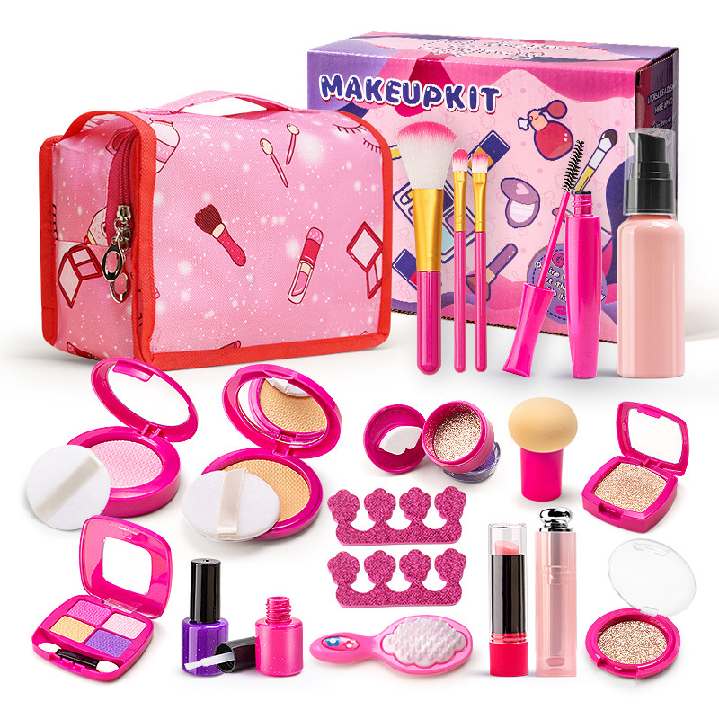 로즈 레드 22 장 세트 (화장품 가방) 컬러 박스