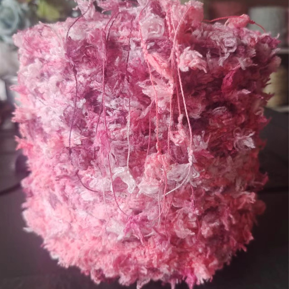 鱼尾纱  马尾纱  花式纱 粗纺针织用纱 可染色