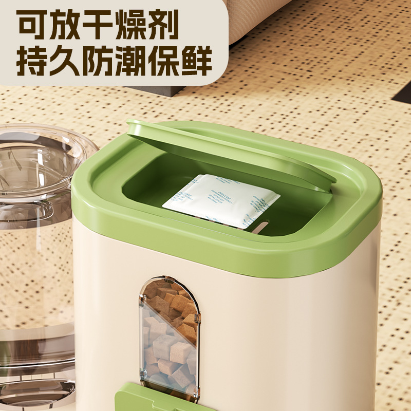 Tazón para gatos alimentador de agua para gatos de gran capacidad alimentador de grano de agua automático alimentador integral para mascotas para mascotas