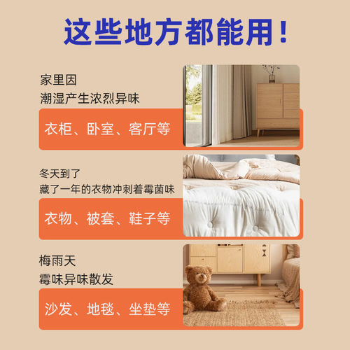 Wholesale mold removal artifact indoor wardrobe mold remover to remove moldy smell from cotton clothing, damp moldy odor
