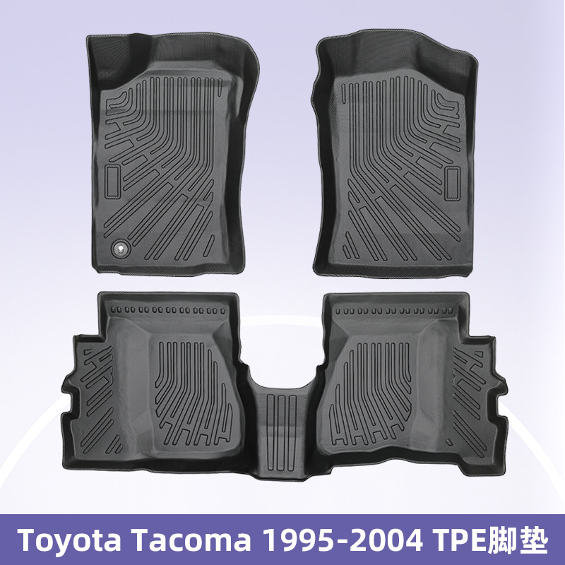 Para Toyota Tacoma 1995-2004 TPE almohadilla de pie 3D para todo clima almohadilla para el maletero