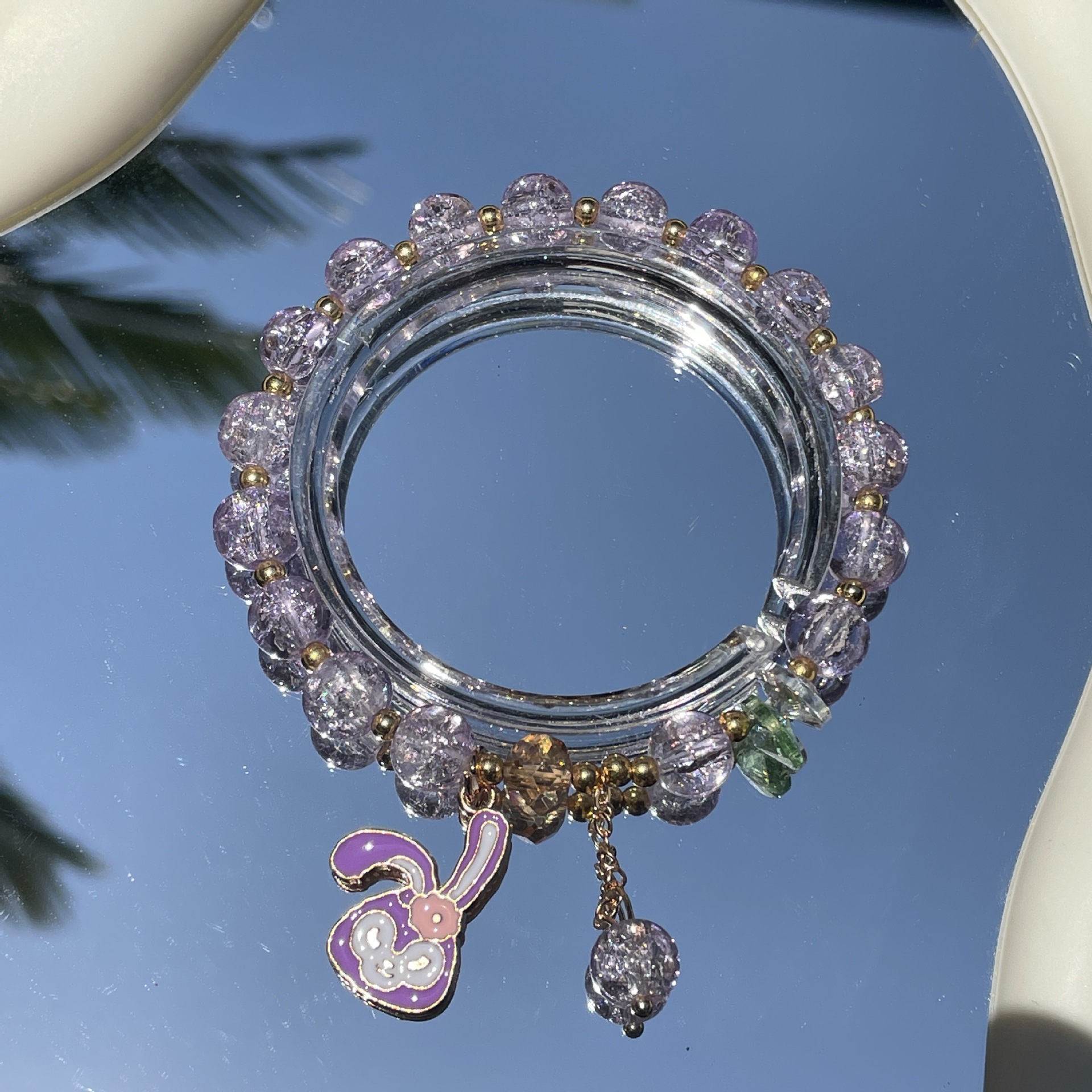 The new pop -up crystal Sandelu series girl Korean jewelry jewelry