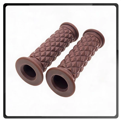 Motorcycle Handle Cover | Grip, for Scooter and Electric - 22mm-brown
