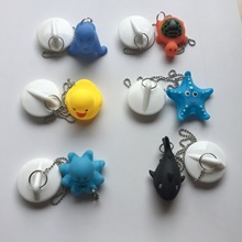 批发卡通鸭子堵水皮胶塞新款创意浴缸水槽塞