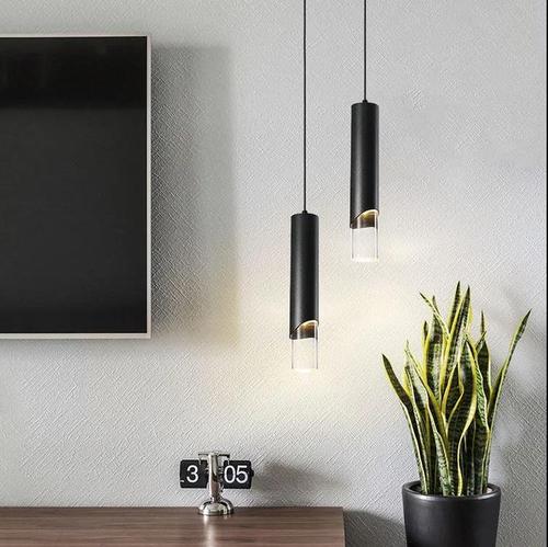 Lighting Fixture for Light Luxury Bedroom Bedside, Net Pop Minimalist Modern Living Room Bar Counter Restaurant Background Wall, Long Line Single Pendant