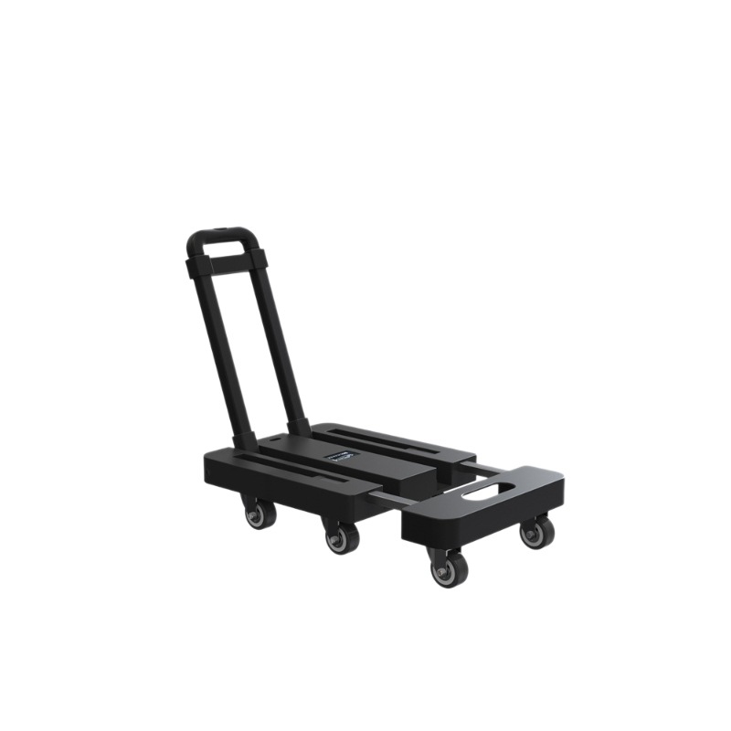 Carrito de Plataforma Plegable Portátil Silencioso con Ruedas Universales y Frenos para Carga image 7