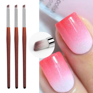 Nail art phototherapy nail oil glue gradient vignetting pen gradient pen poke pen DIY diagonal brush mahomwood rod