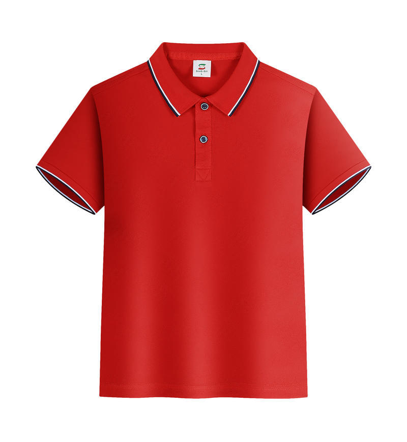 Camiseta de polo infantil personalizada uniformes de escuela de jardín de infantes uniformes de manga corta transfronterizos camisetas culturales logotipo impresa