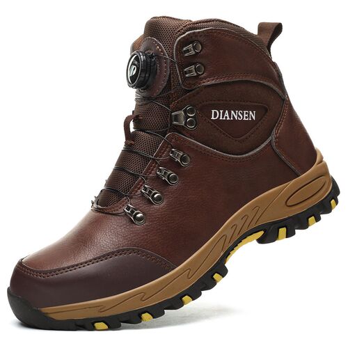 Steel-tipped labor safety shoes for men, odor-resistant, breathable, anti-puncture, anti-slip, wear-resistant, comfortable safety shoes.