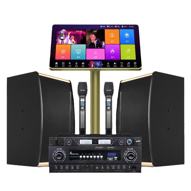 Combinación de 10 pulgadas pasivas de banda completa altavoces de paquetes de tarjetas ktv profesionales usuarios domésticos fuera del escenario sonido conjunto de fábrica al por mayor