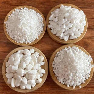 In stock supply white stone garden paving landscaping mechanism small gravel white pebble gardening White Stone