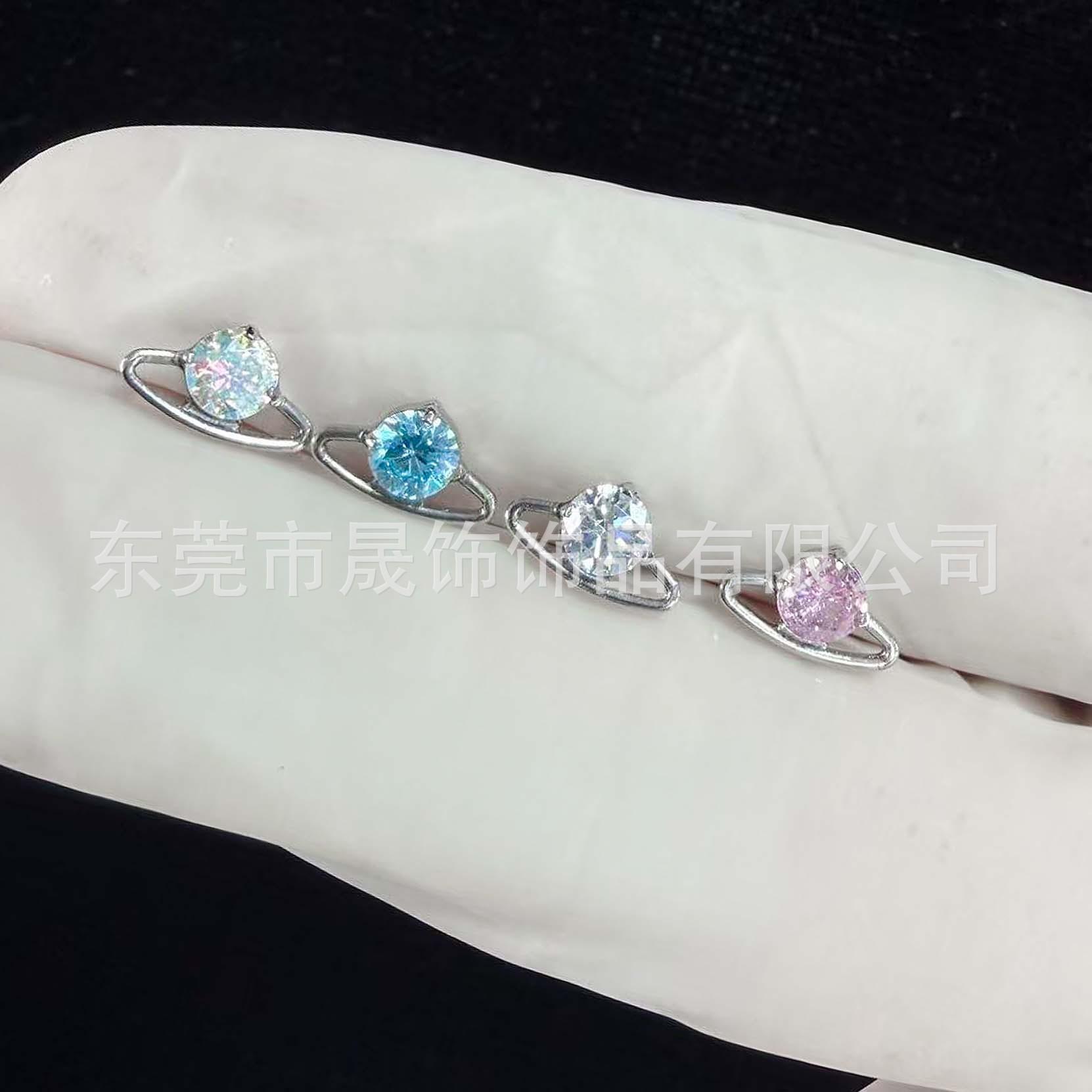 F136 Titanium 土 Star Helix Cartilage Stud 包 Studded Cubic Zirconia Star Ball 轨迹 Ear Stud G23 Implant Grade Titanium Piercing Jewelry Ear 蜗钉