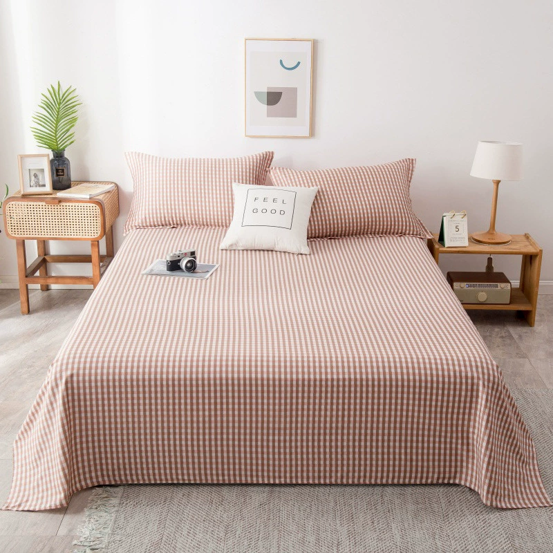 Хлопчатобумажные простыни без печати в японском стиле 1.8 чехол для постельного белья