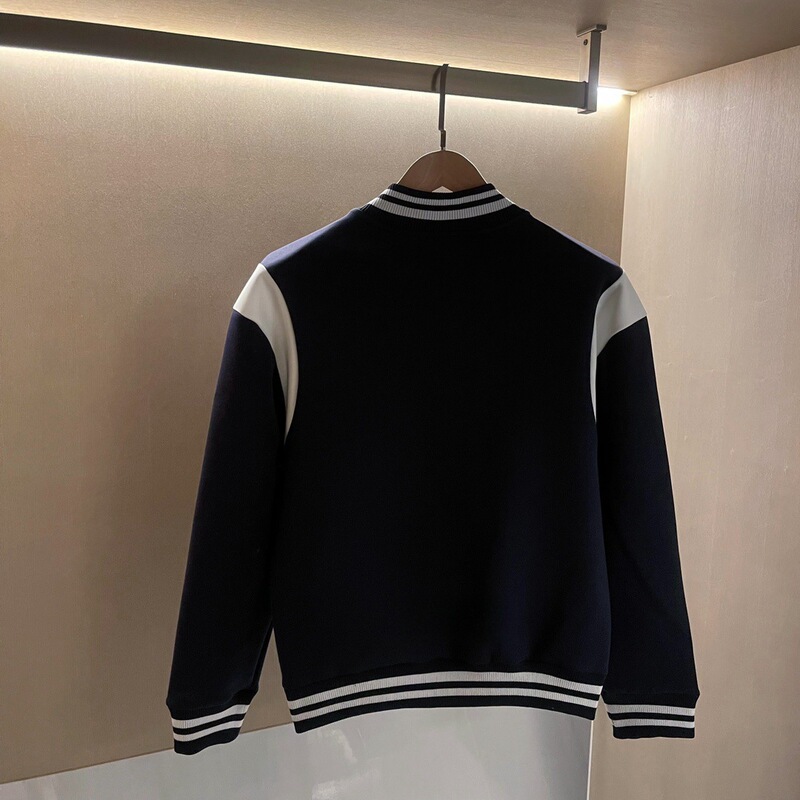 6689新款空气棉拼接袖棒球服外套卫衣女长袖t恤上衣男女同款ins风|undefined