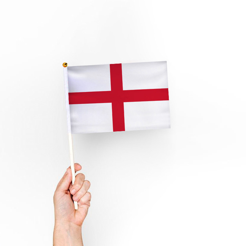 Suministro directo de fábrica 2025 Copa del mundo de Rusia 32 principales banderas de mano portuguesas suministran banderas de mano de países de todo el mundo