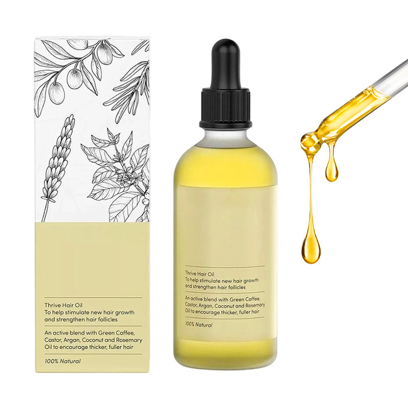 跨境亚马逊THRIVE GROWTH HAIR OIL改善干燥发质迷迭香护发精油|undefined