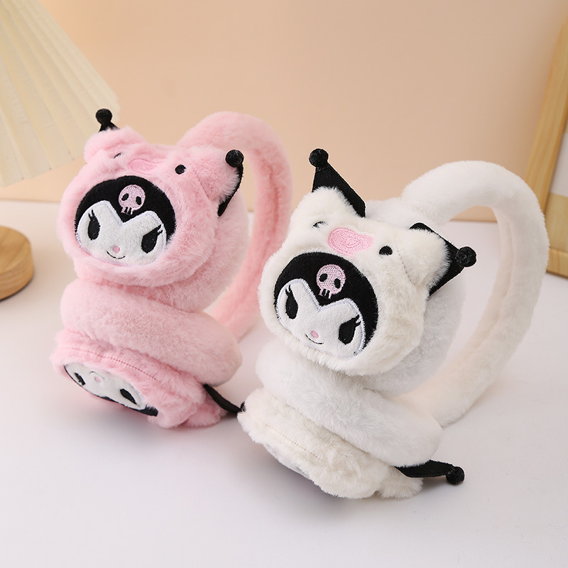 Winter Japanese cartoon children's cute headphones for students