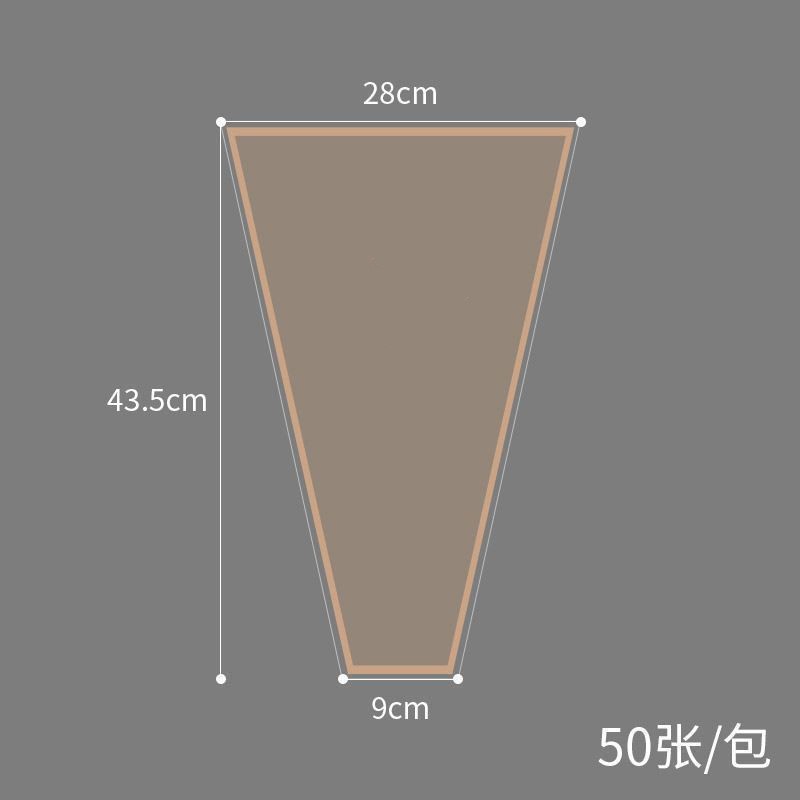 プノンペン マルチピース バッグ [文字なし - アーティスティック グレー] 50 個/パック (45CM*28CM)±5%
