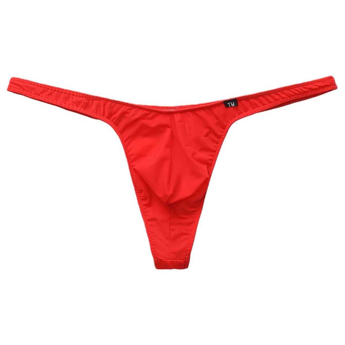 Cross-Border Overseas Platform Men's Thong Men's Underwear Ice Silk Fabric Breathable Low-Waist Elastic Large Bag T-Pants