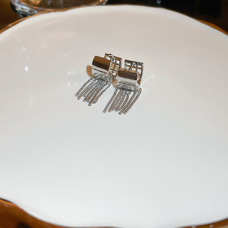 Fashion Geometric Copper Plating Drop Earrings 1 Piece