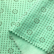 点塑全涤单面法莱绒布珊瑚绒针织单面滴塑法兰绒布料浴袍毛毯面料