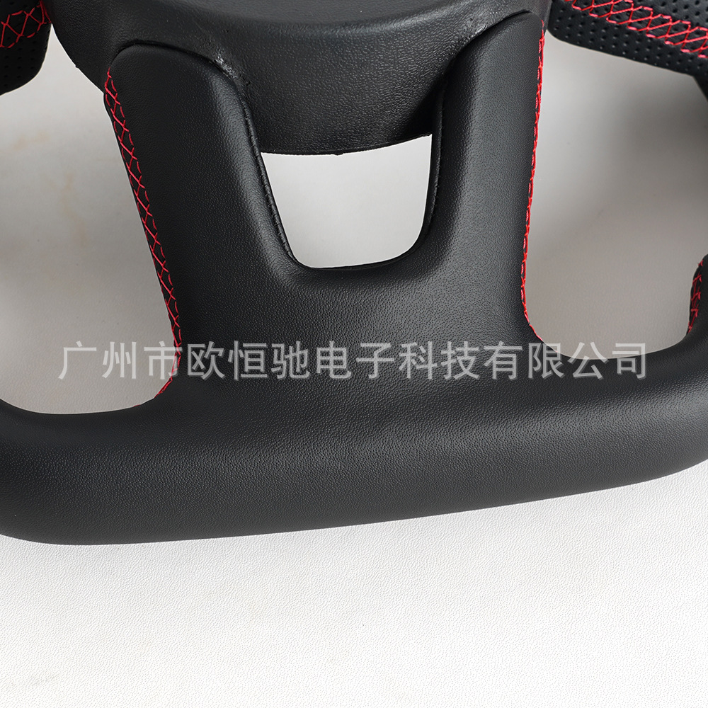 Cross-border hot sale is suitable for Audi RS 17 full leather red positioning line full leather car steering wheel assembly