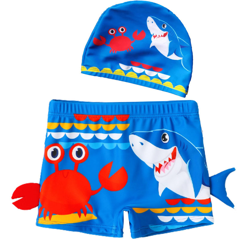 Children's cartoon trousers, swimwear, elastic set for boys, for teenagers 2
