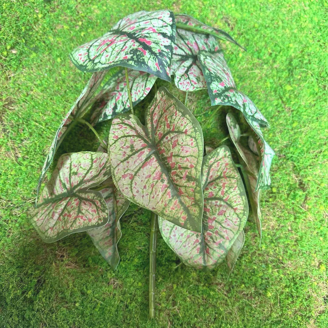 Fairy Cave tortuga hoja sentir arreglo floral hoja material planta esquina ventana belleza paisaje decoración artificial planta verde mango haz